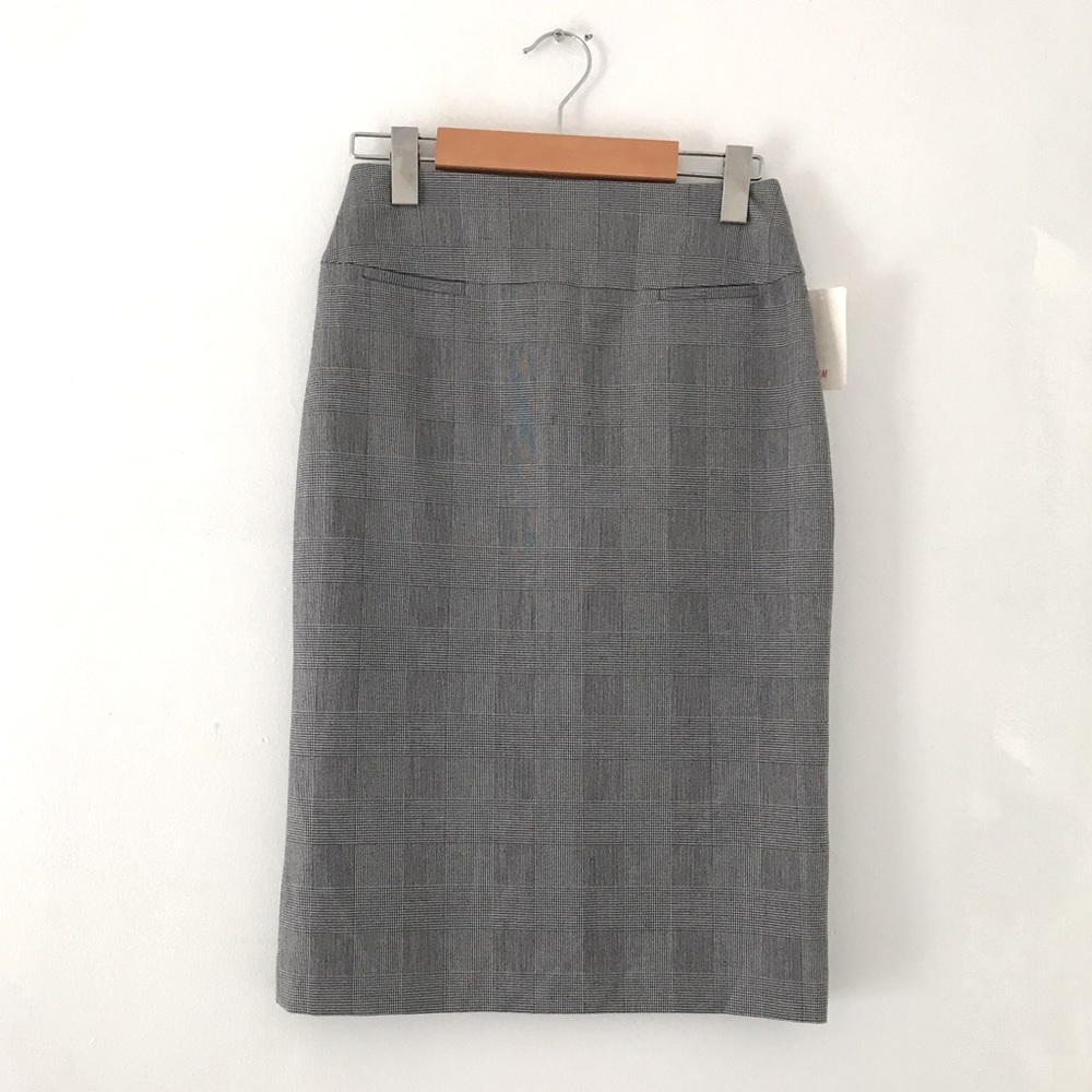 H&M GREY PENCIL SKIRT SIZE 4